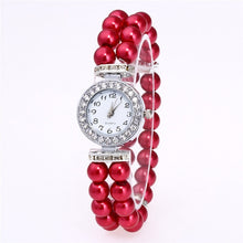 Load image into Gallery viewer, Pearl Strap Watch Women