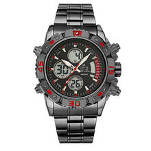 Load image into Gallery viewer, Dual Time Quartz Waterproof Men Watch