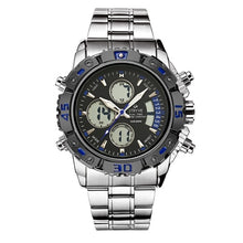 Load image into Gallery viewer, Dual Time Quartz Waterproof Men Watch