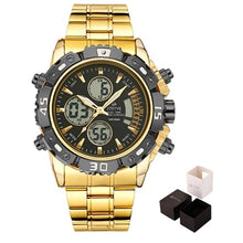 Load image into Gallery viewer, Dual Time Quartz Waterproof Men Watch
