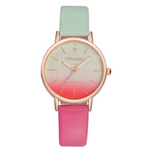 Load image into Gallery viewer, Casual Leather Belt Round Luxury Women Watch