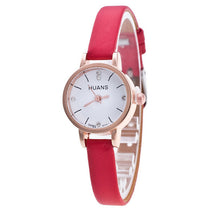Load image into Gallery viewer, Women Leather Strap Quartz Watch